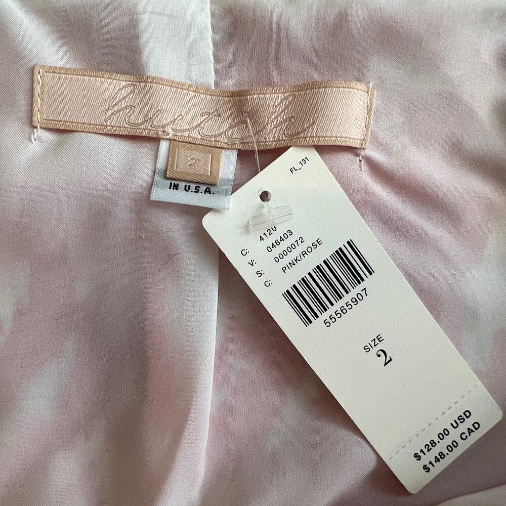 NWT Anthropologie Hutch Pink/Peach/White Ikat Mini Skirt, Size 2 - Picture 7 of 7